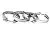 Heavy Equipment Exhaust Tube Clamps for Engine Durability